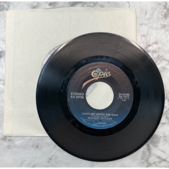 Michael Jackson Paul McCartney Girl is Mine / Can't Get Out of the Rain 45 Pop - Picture 5 of 6